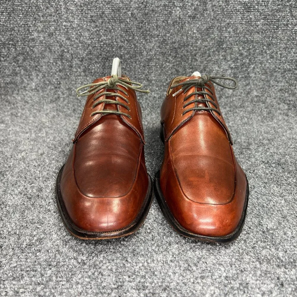 Johnston Murphy‎ Derby Shoes Men's Size 10 Brown Leather Lace Up Dress Oxfords